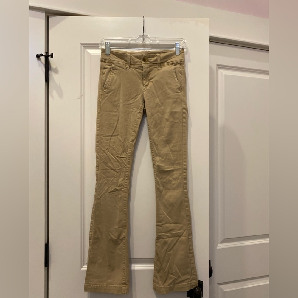 American eagle kick boot khakis